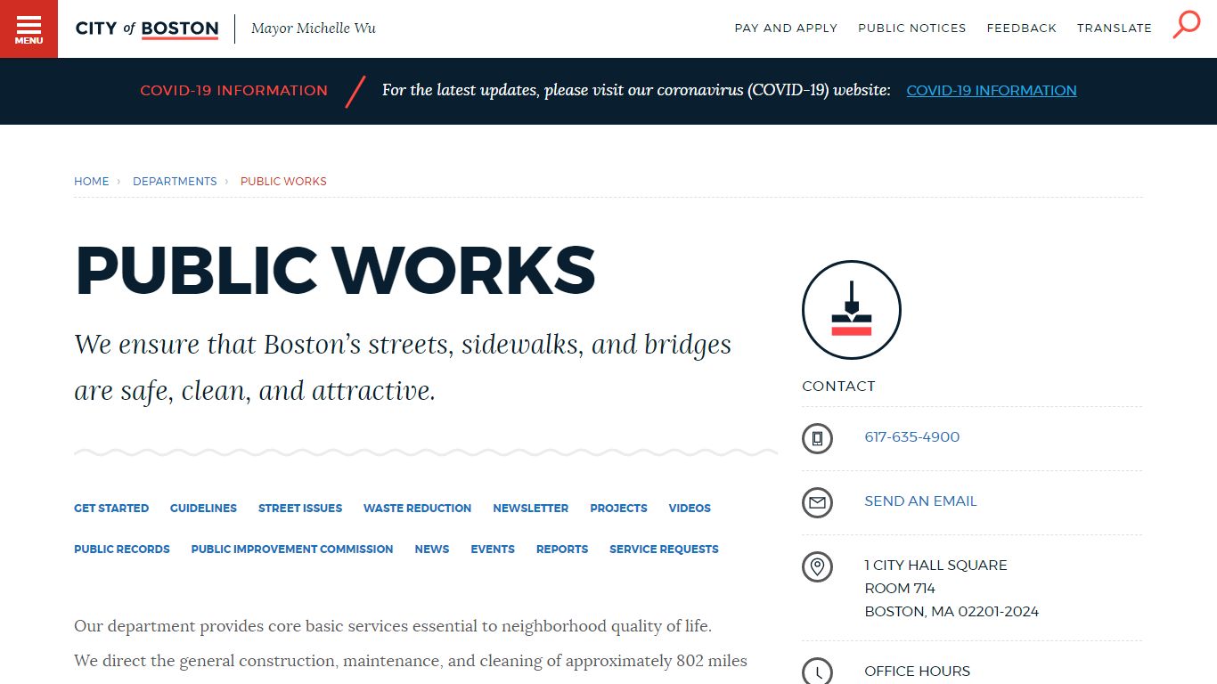 Public Works | Boston.gov